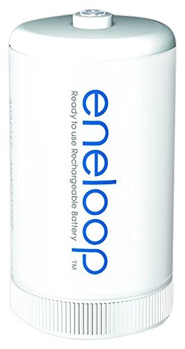 Panasonic Eneloop 2 Adaptadores para formato D (Requiere pila AA)
