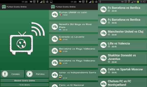 Aplicaciones Para Ver Futbol Online Gratis