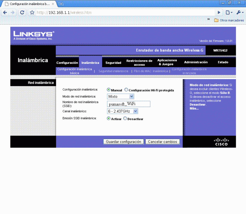 como cambiar contraseña wifi