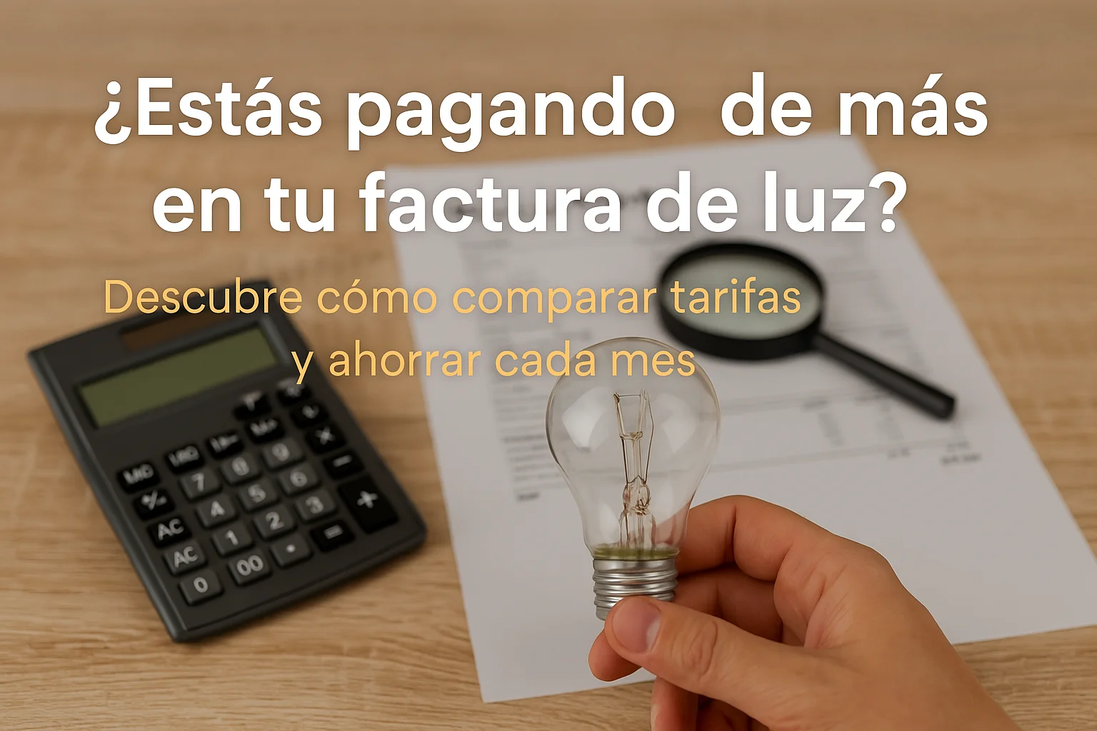 Cómo Saber si Estás Pagando de Más en tu Factura de Luz