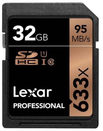 Lexar Professional – Tarjeta de Memoria 633x SDHC de 32 GB